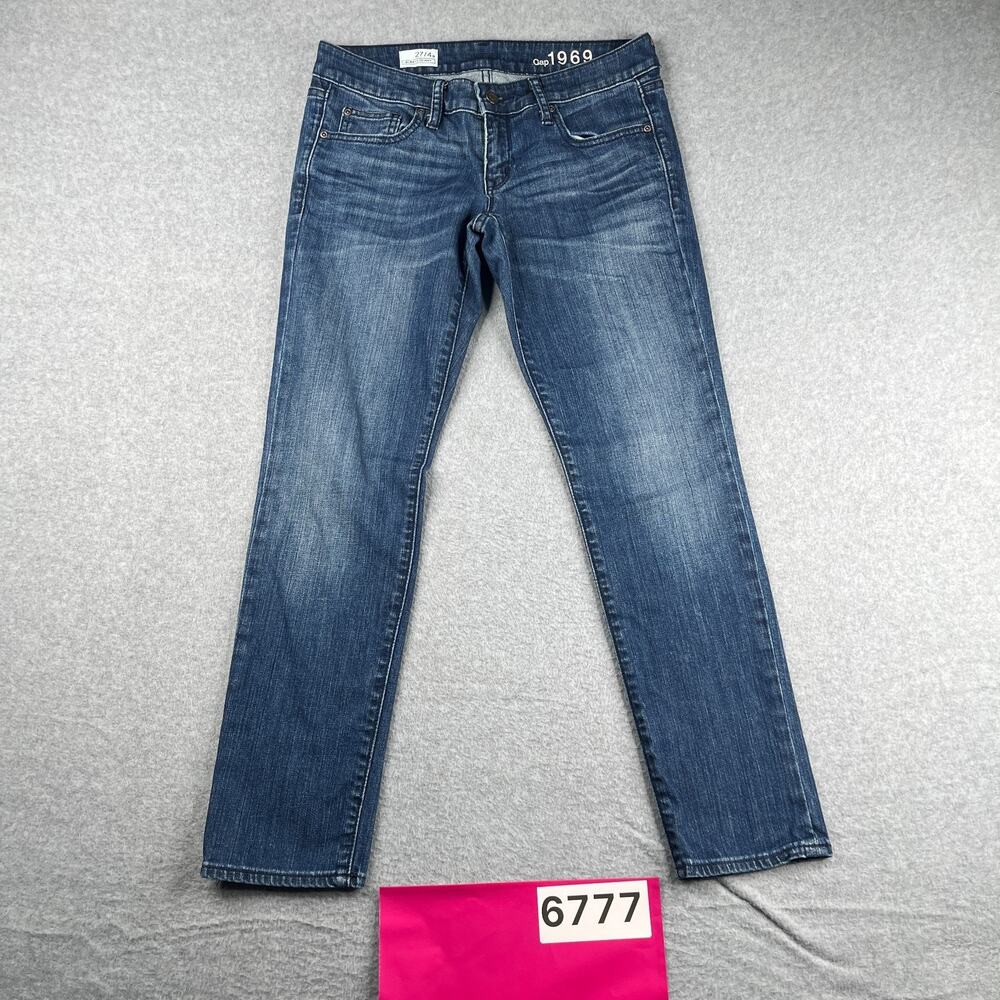 Gap 1969 Always Skinny Denim Jeans Womens Size 4 Casual